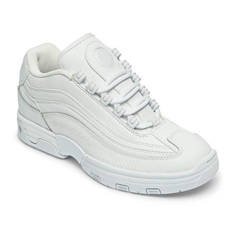 Chaussure DC Shoes Legacy Lite Cuir Blanche Femme | KTY-0140149