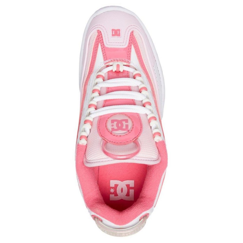 Chaussure DC Shoes Legacy OG Blanche Rose Femme | ELC-6025490