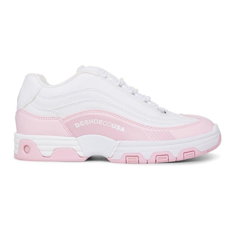 Chaussure DC Shoes Legacy Lite Blanche Rose Femme | YRA-8712581