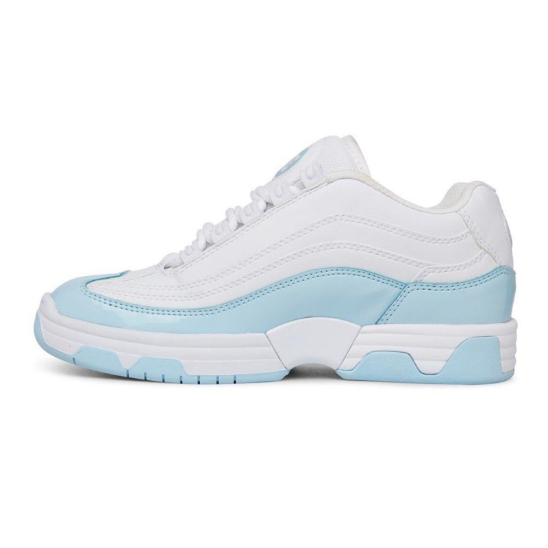 Chaussure DC Shoes Legacy Lite Blanche Bleu Femme | SUQ-0900447