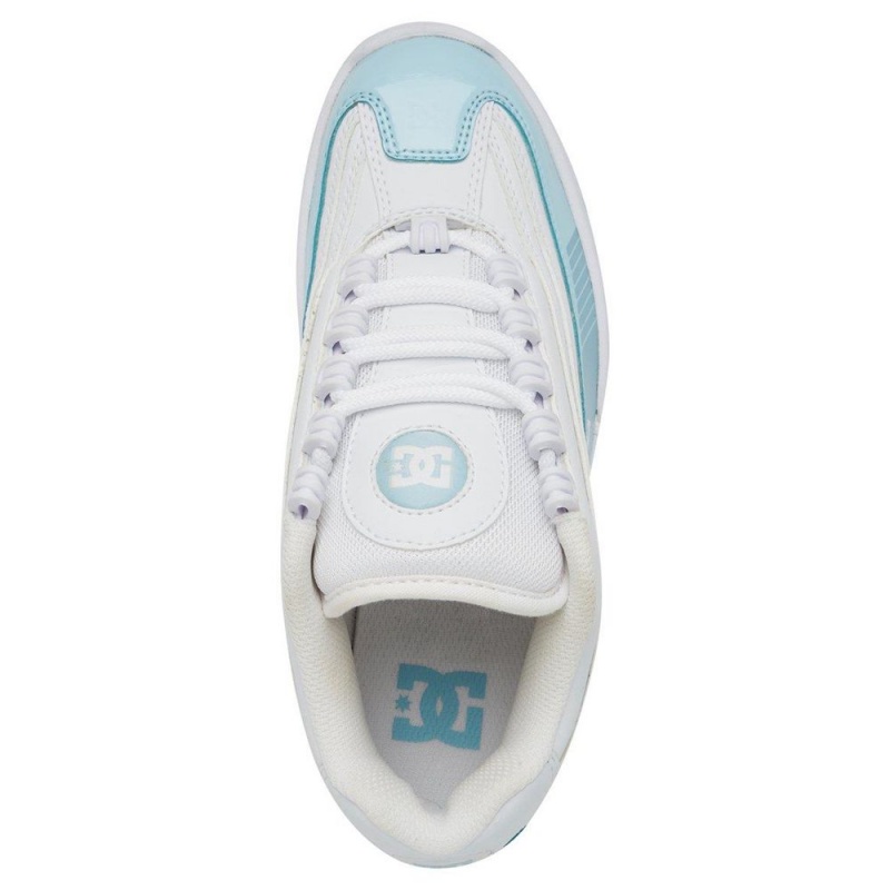 Chaussure DC Shoes Legacy Lite Blanche Bleu Femme | SUQ-0900447