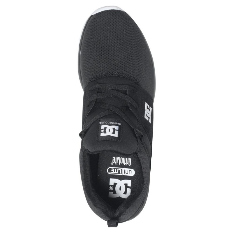 Chaussure DC Shoes Heathrow Noir Blanche Femme | FCW-2043459