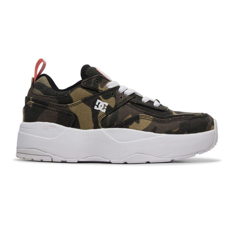 Chaussure DC Shoes E.Tribeka Plateforme TX Camouflage Femme | ABR-5558366