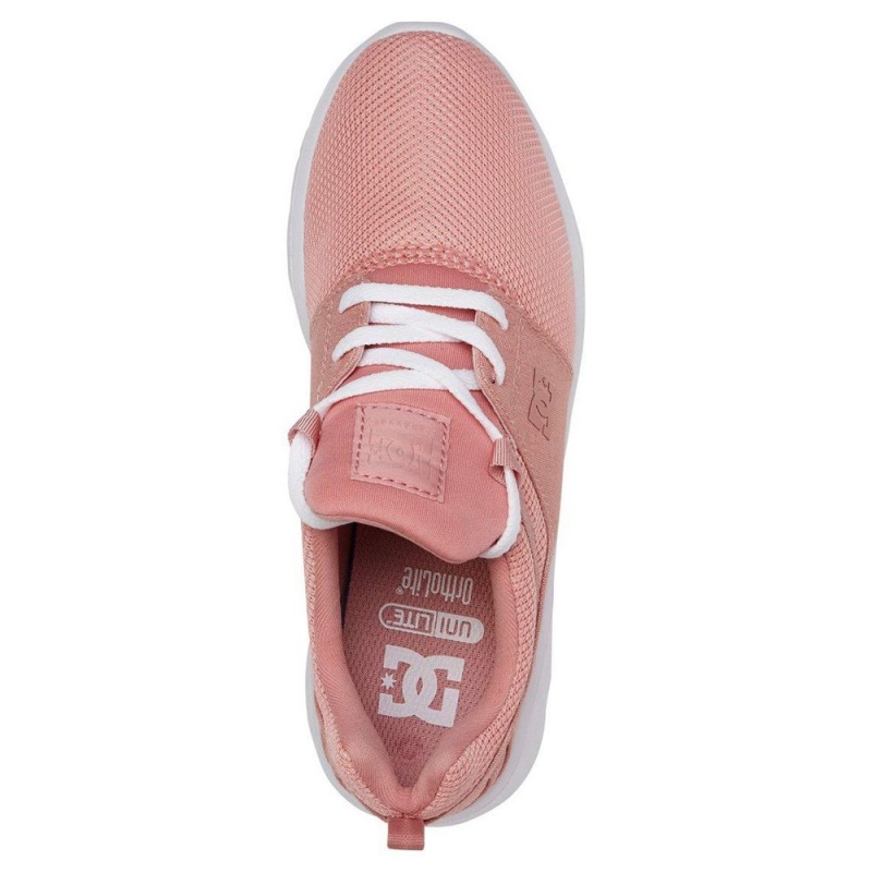 Chaussure DC Shoes Heathrow Rose Femme | IHO-7438368