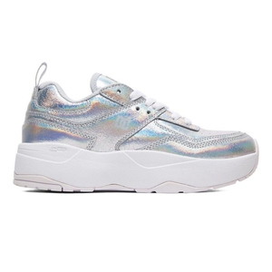 Chaussure DC Shoes E.Tribeka Plateforme SE Argent Femme | ZNY-9425111