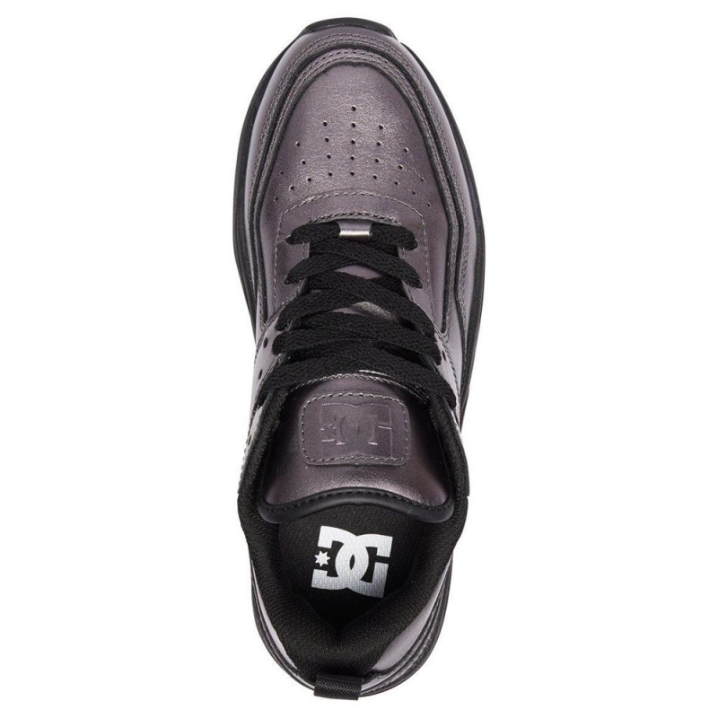 Chaussure DC Shoes E.Tribeka Plateforme SE Grise Femme | VBE-6511288