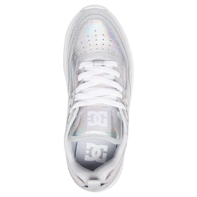 Chaussure DC Shoes E.Tribeka Plateforme SE Argent Femme | ZNY-9425111