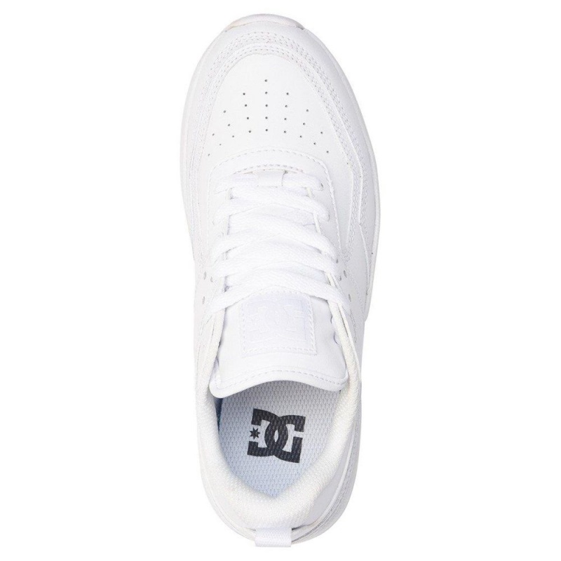 Chaussure DC Shoes E.Tribeka Plateforme Blanche Femme | NZD-3544932