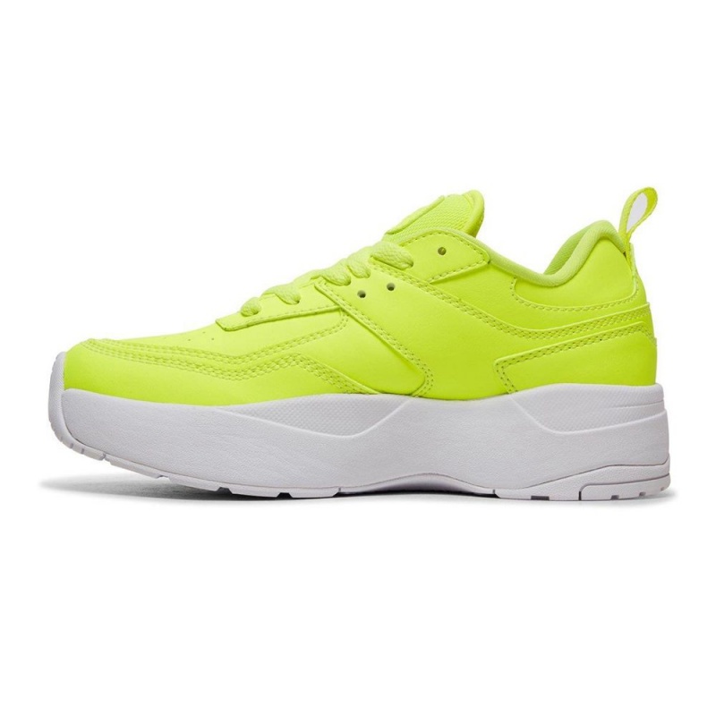 Chaussure DC Shoes E.Tribeka Plateforme Jaune Femme | JHB-2515592