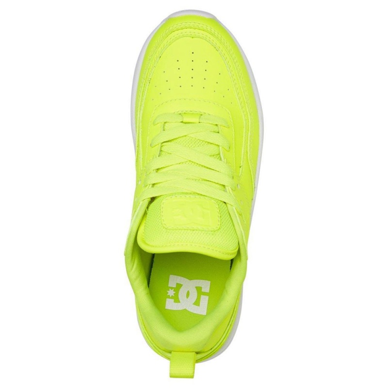 Chaussure DC Shoes E.Tribeka Plateforme Jaune Femme | JHB-2515592