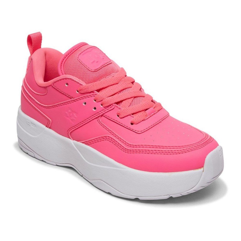 Chaussure DC Shoes E.Tribeka Plateforme Rose Femme | YLE-3329842