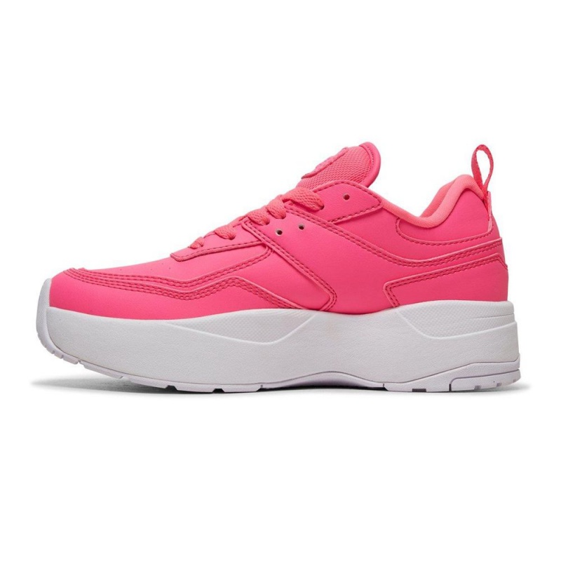 Chaussure DC Shoes E.Tribeka Plateforme Rose Femme | YLE-3329842