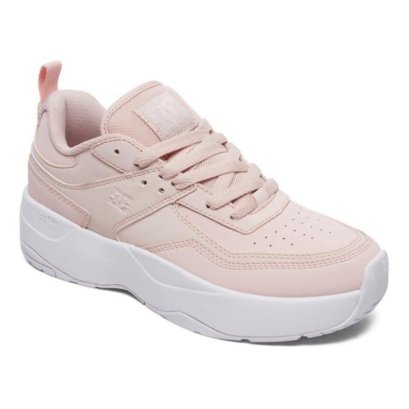 Chaussure DC Shoes E.Tribeka Plateforme Rose Femme | TBA-3157503