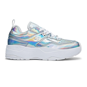 Chaussure DC Shoes E.Tribeka Plateforme Argent Multicolore Femme | DUV-1312819