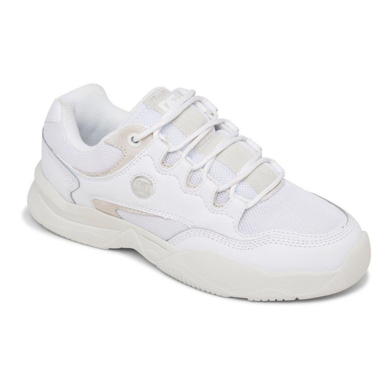 Chaussure DC Shoes Decel Blanche Grise Femme | BKO-9347836