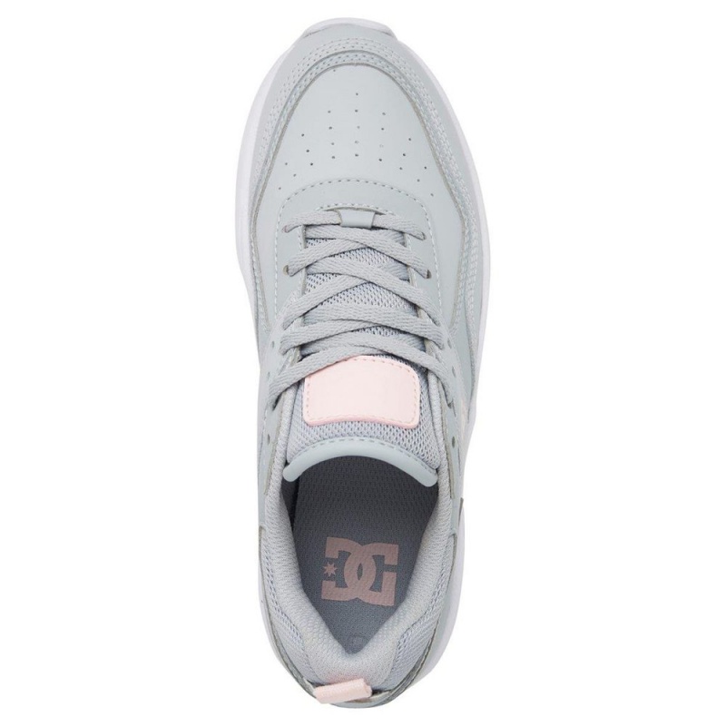 Chaussure DC Shoes E.Tribeka Plateforme Grise Rose Femme | GZK-7115192