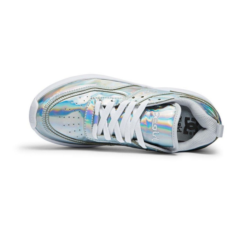 Chaussure DC Shoes E.Tribeka Plateforme Argent Multicolore Femme | DUV-1312819