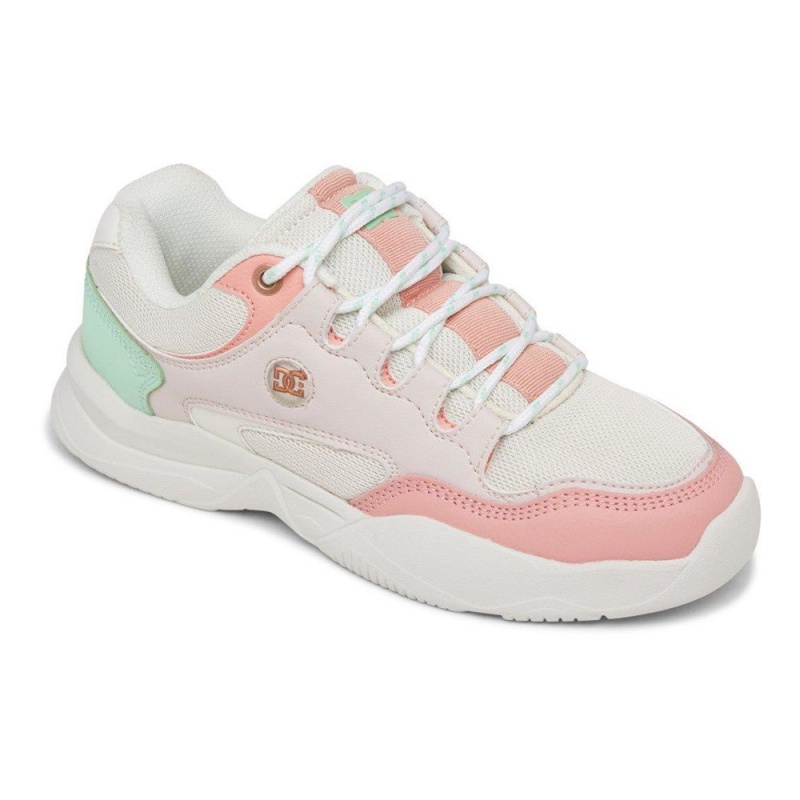 Chaussure DC Shoes Decel Grise Rose Femme | PMS-4353539