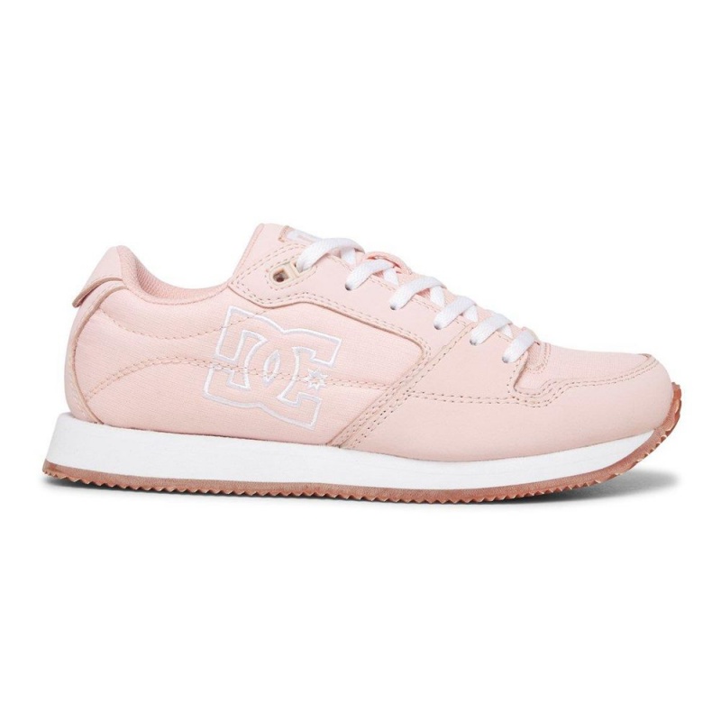 Chaussure DC Shoes Alias Rose Blanche Femme | YMO-1482631