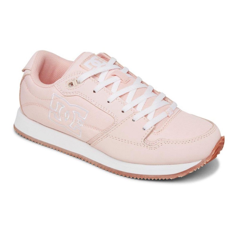 Chaussure DC Shoes Alias Rose Blanche Femme | YMO-1482631