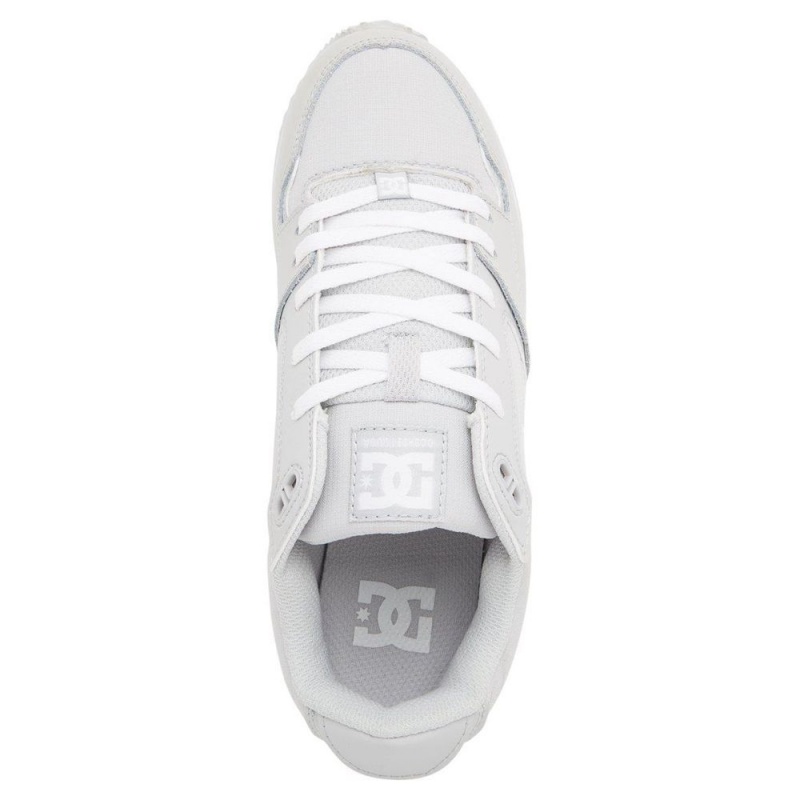 Chaussure DC Shoes Alias Grise Blanche Femme | XIG-5148817