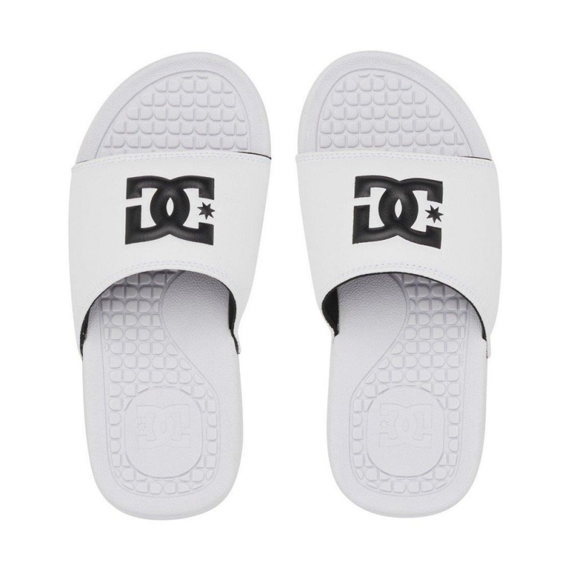 Claquette DC Shoes Bolsa Blanche Noir Femme | IQM-6320123