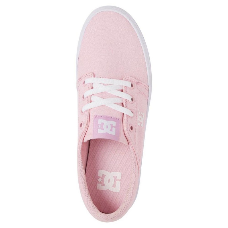 Chaussure DC Shoes Trase TX Plateforme Rose Femme | GUA-0891959