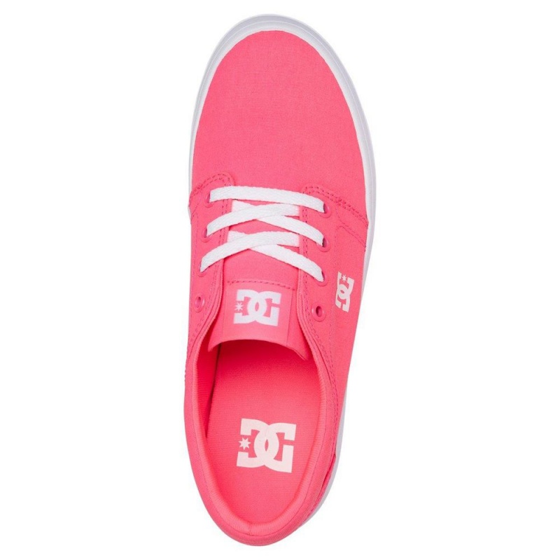 Chaussure DC Shoes Trase TX Plateforme Rose Femme | FXM-4217269