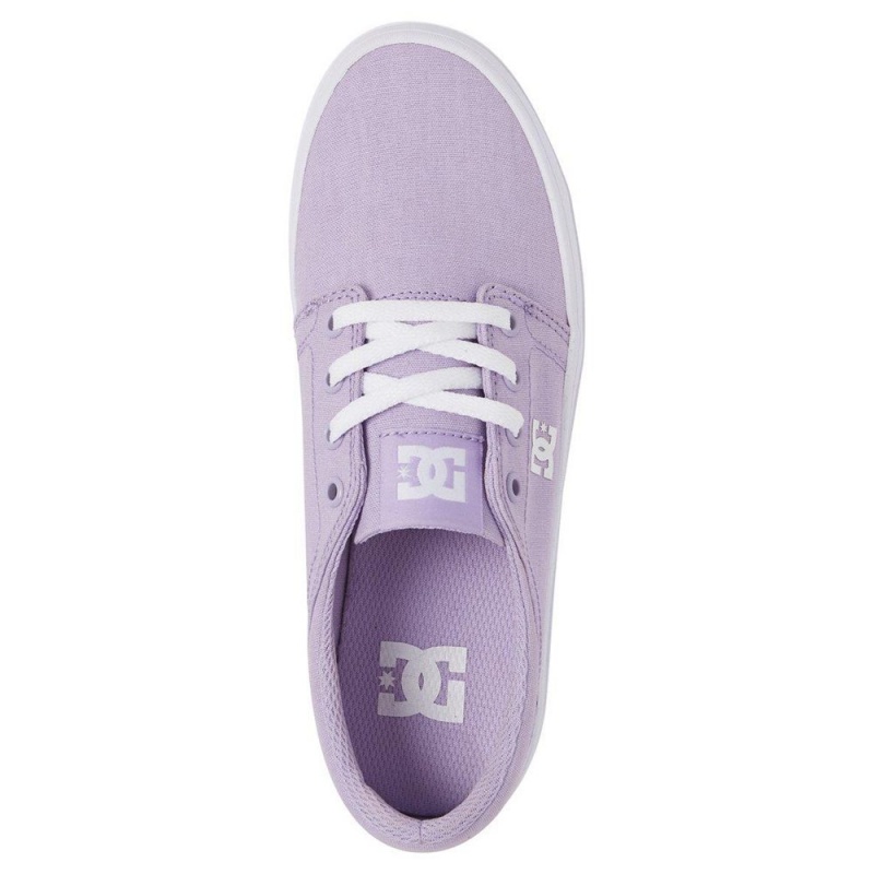 Chaussure DC Shoes Trase TX Plateforme Violette Femme | KHP-9900033