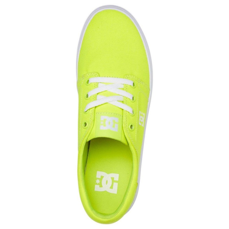 Chaussure DC Shoes Trase TX Plateforme Jaune Femme | TJS-8324609