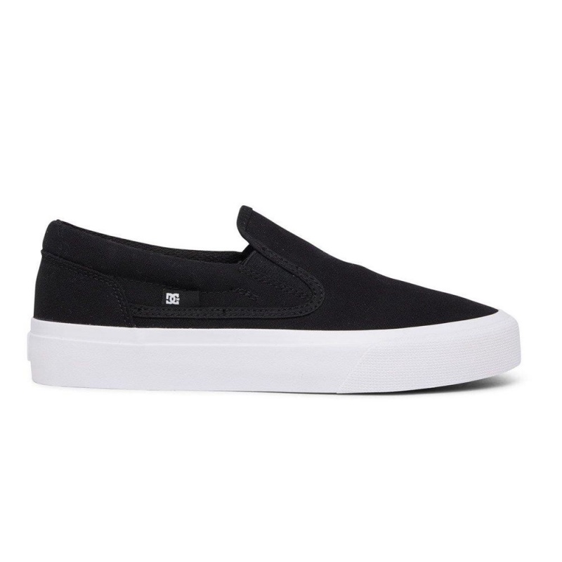 Chaussure DC Shoes Trase Slip Plateforme Slip-On Noir Femme | OEJ-5517504