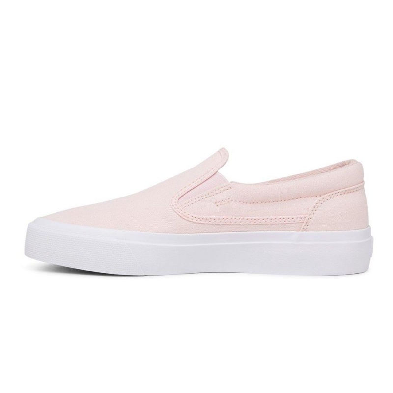 Chaussure DC Shoes Trase Slip Plateforme Slip-On Rose Femme | YWV-8168652