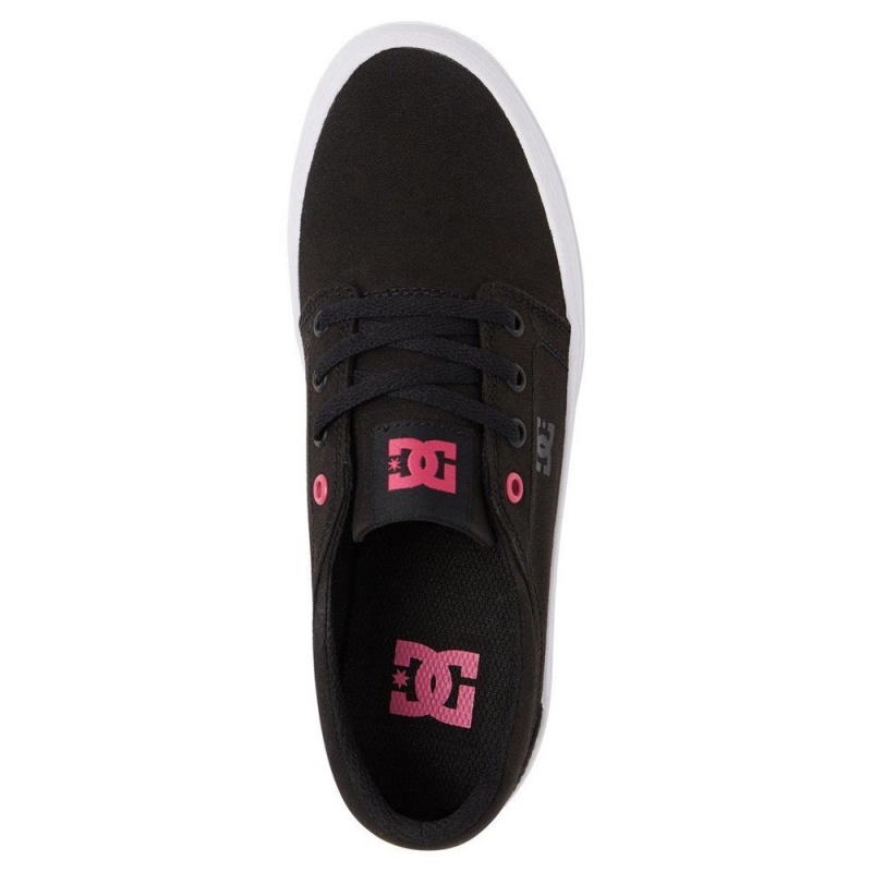 Chaussure DC Shoes Trase TX Plateforme Noir Rose Femme | MIZ-9544225