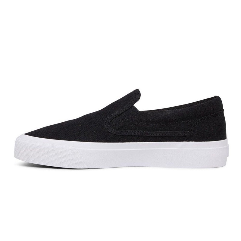 Chaussure DC Shoes Trase Slip Plateforme Slip-On Noir Femme | OEJ-5517504