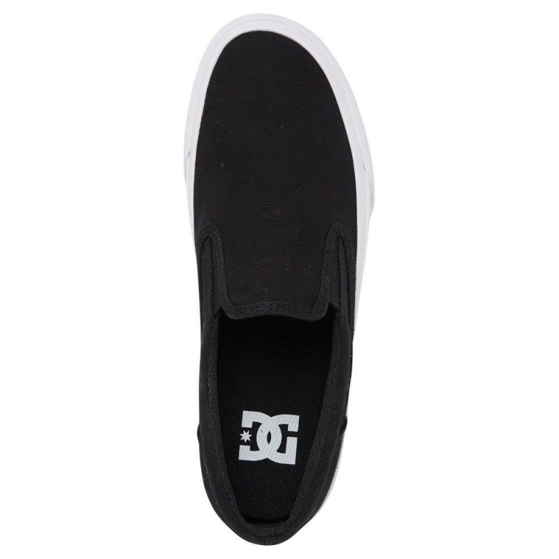 Chaussure DC Shoes Trase Slip Plateforme Slip-On Noir Femme | OEJ-5517504