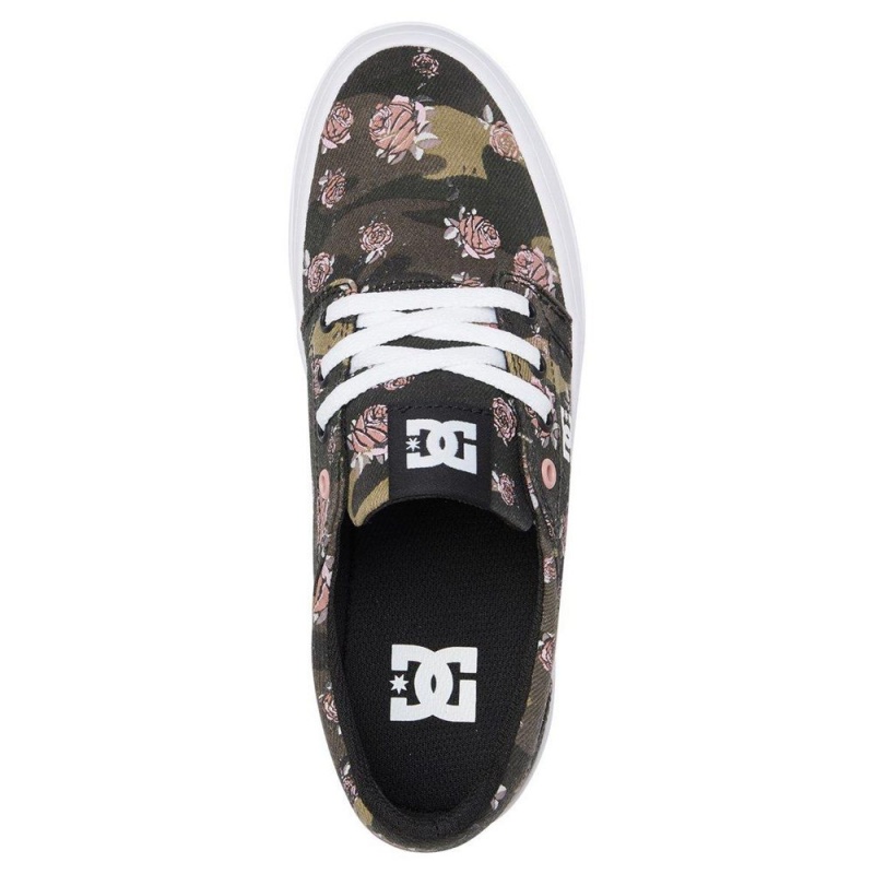 Chaussure DC Shoes Trase Plateforme TX SE Camouflage Rose Femme | CDF-8576701