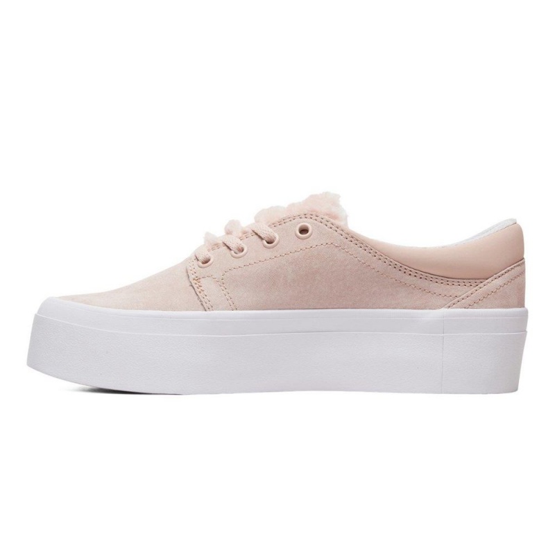 Chaussure DC Shoes Trase Plateforme SE Rose Femme | CXG-7539949