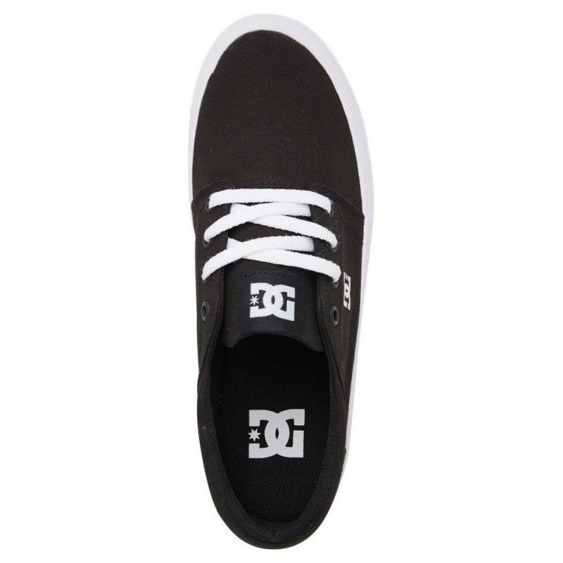 Chaussure DC Shoes Trase Plateforme Noir Blanche Femme | HXX-4327860