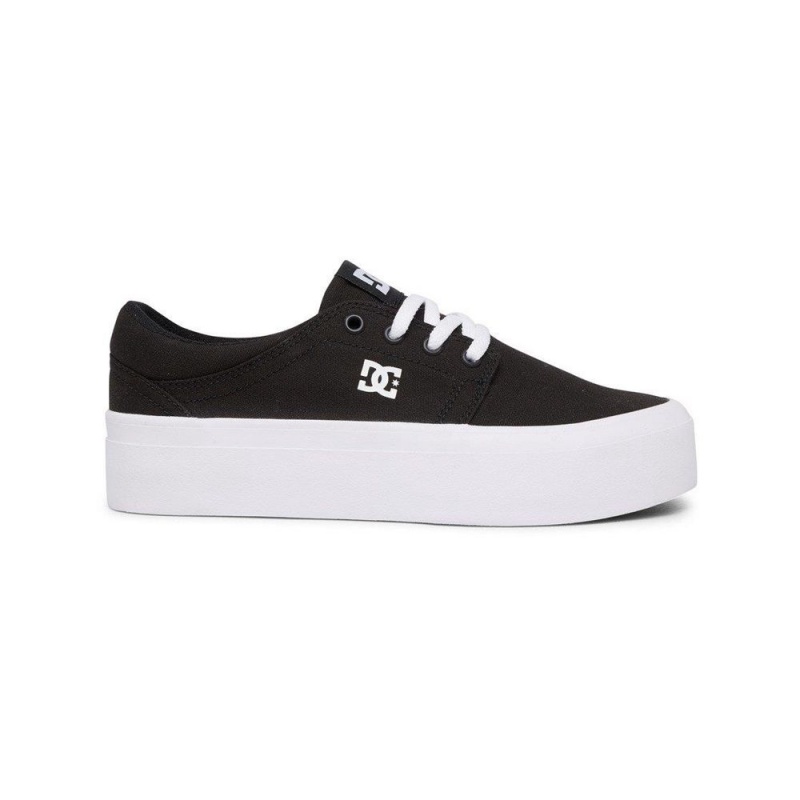 Chaussure DC Shoes Trase Flatform Noir Femme | KPK-1919384