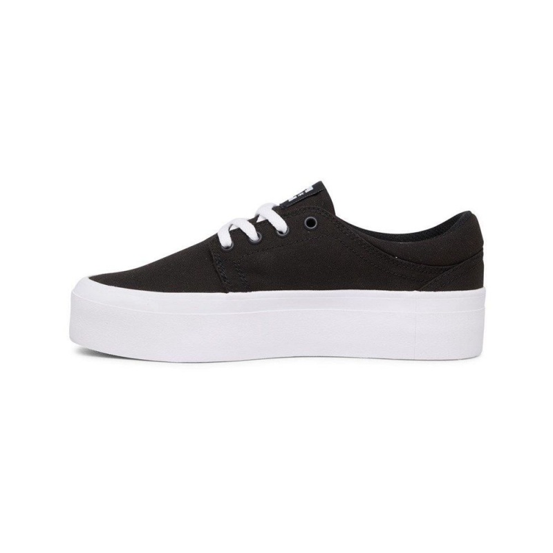 Chaussure DC Shoes Trase Flatform Noir Femme | KPK-1919384