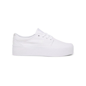 Chaussure DC Shoes Trase Flatform Blanche Femme | FNY-2500718