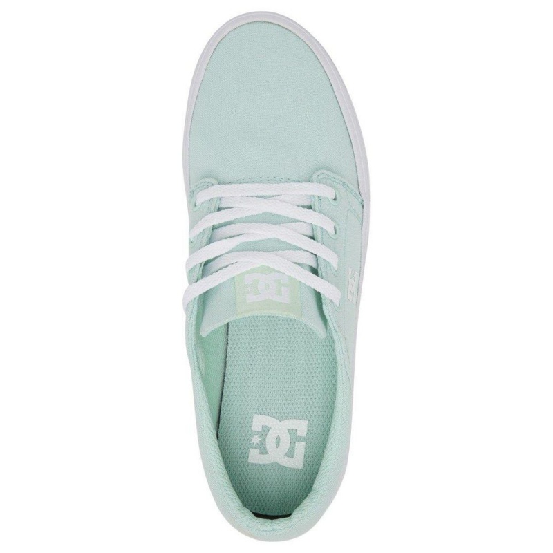 Chaussure DC Shoes Trase Flatform Vert Femme | VAS-4176976