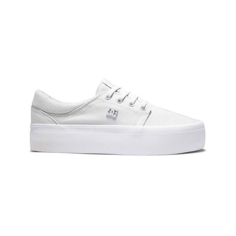 Chaussure DC Shoes Trase Flatform Grise Femme | CBY-6415229