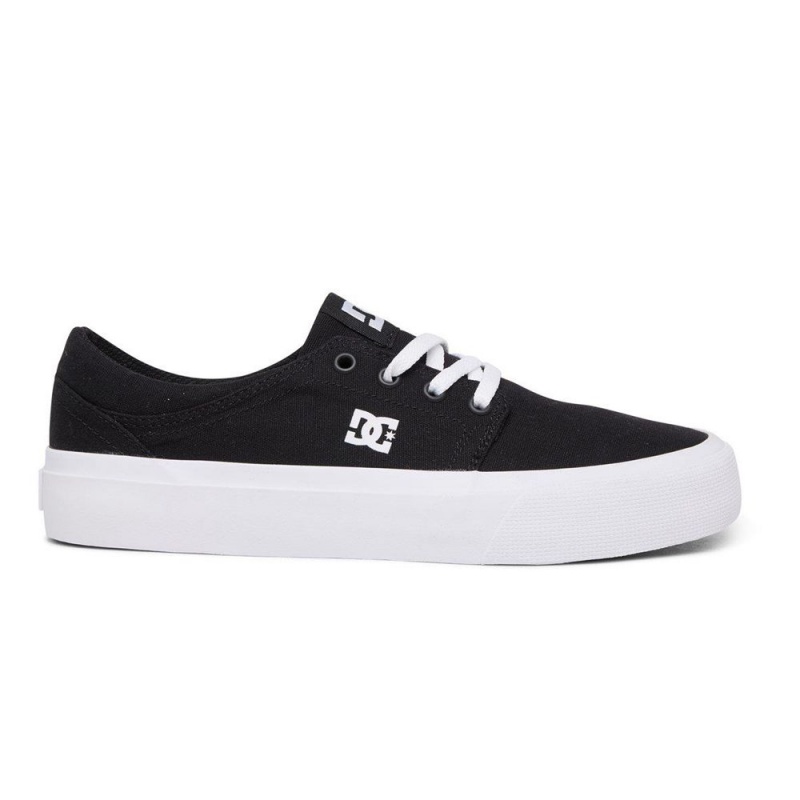 Chaussure DC Shoes Trase Noir Blanche Femme | XHE-5608228