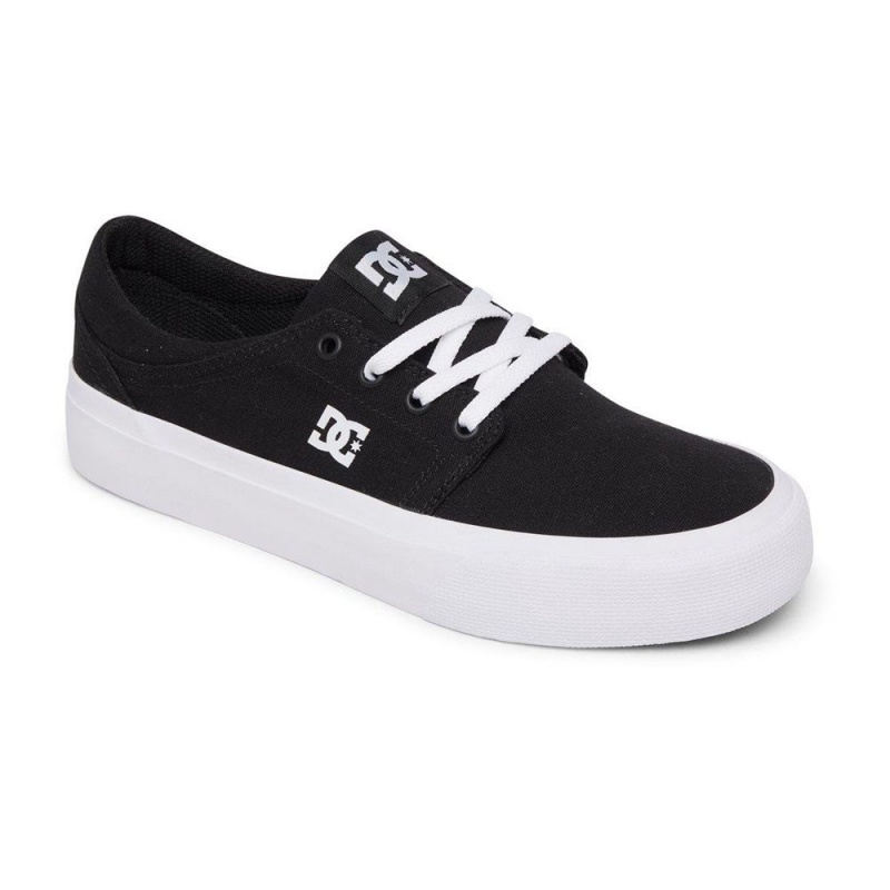 Chaussure DC Shoes Trase Noir Blanche Femme | XHE-5608228