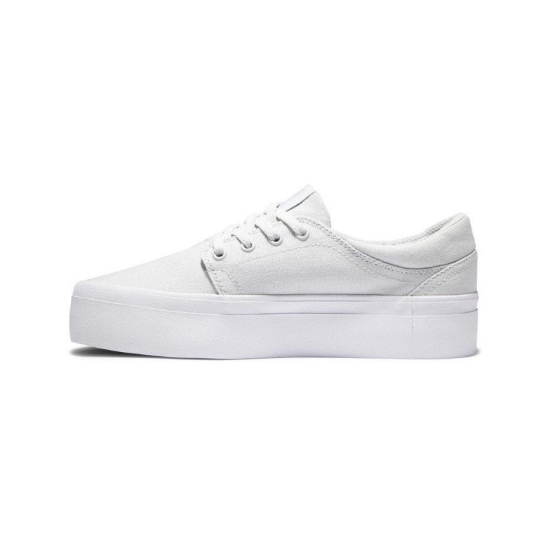 Chaussure DC Shoes Trase Flatform Grise Femme | CBY-6415229