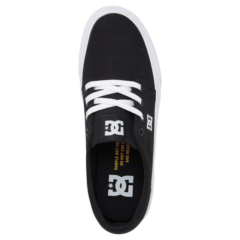 Chaussure DC Shoes Trase Noir Blanche Femme | XHE-5608228