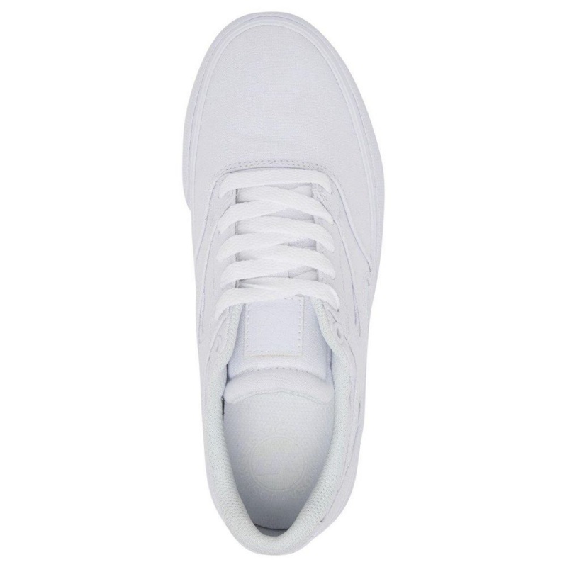 Chaussure DC Shoes Kalis Vulc Blanche Femme | NWK-6010438