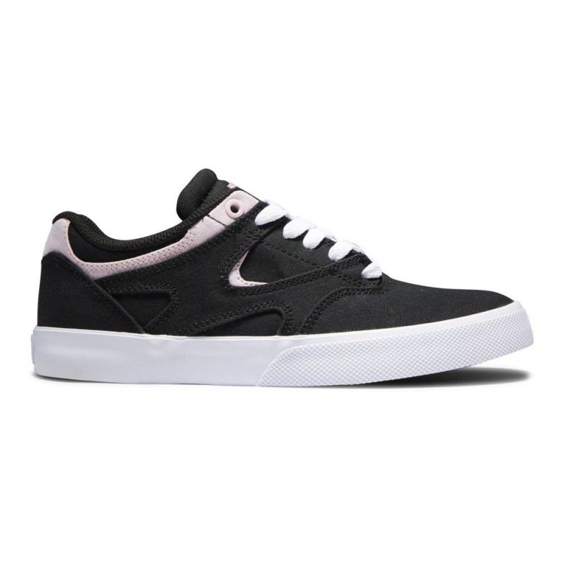 Chaussure DC Shoes Kalis Vulc Noir Rose Femme | QAM-9795306