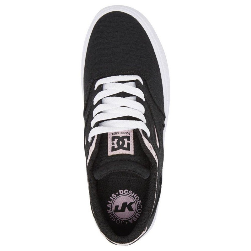 Chaussure DC Shoes Kalis Vulc Noir Rose Femme | QAM-9795306